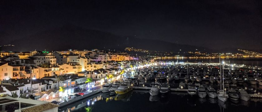 Marbella At Night Macro