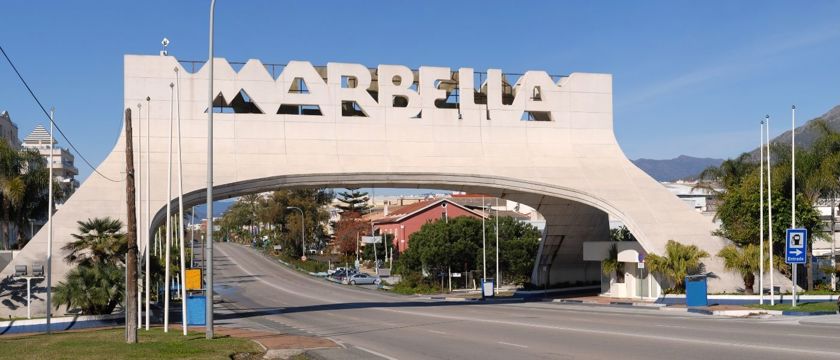 Marbella Sign Macro